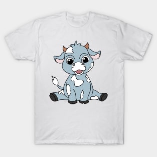 Blue cow T-Shirt